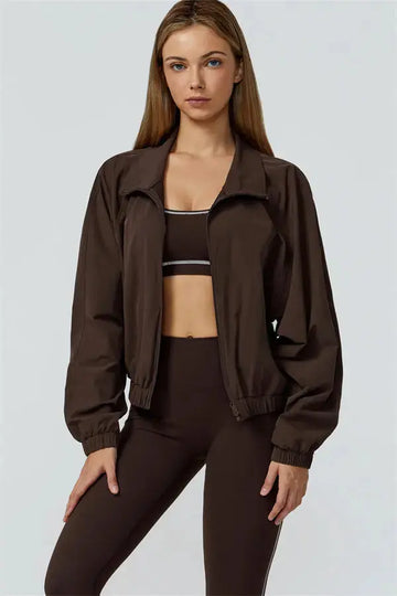 The Venus Zip Jacket Sports Bra Leggings 3-Piece Set Fitglutes Activewear Gymwear Sportswear & Workout Clothes