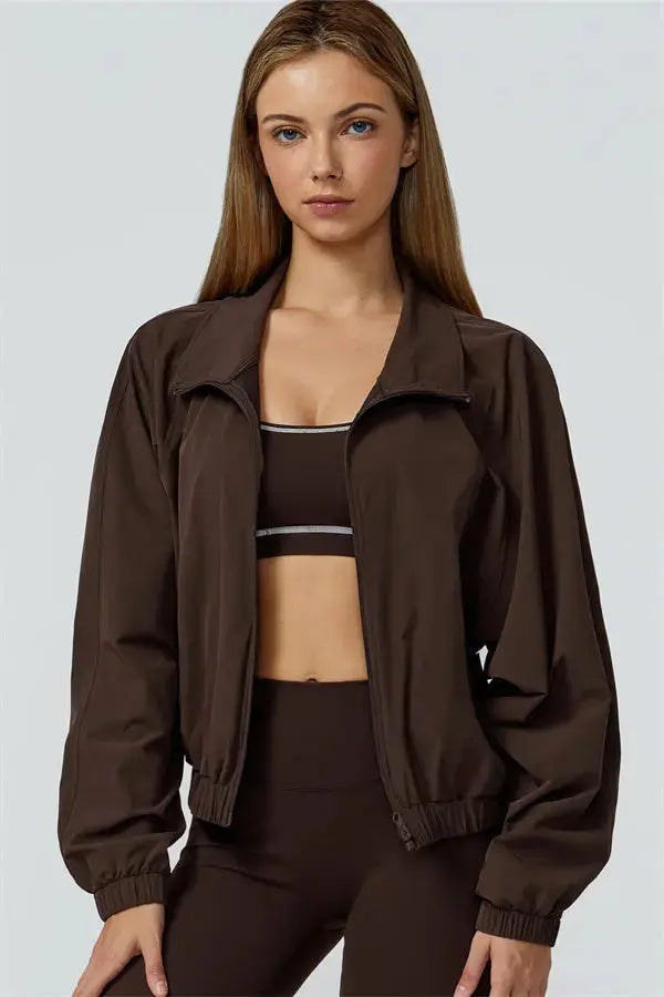The Venus Zip Jacket Sports Bra Leggings 3-Piece Set Fitglutes Activewear Gymwear Sportswear & Workout Clothes