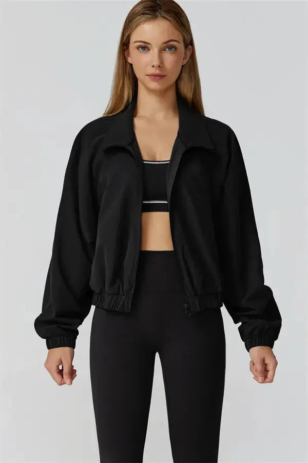 The Venus Zip Jacket Sports Bra Leggings 3-Piece Set Fitglutes Activewear Gymwear Sportswear & Workout Clothes