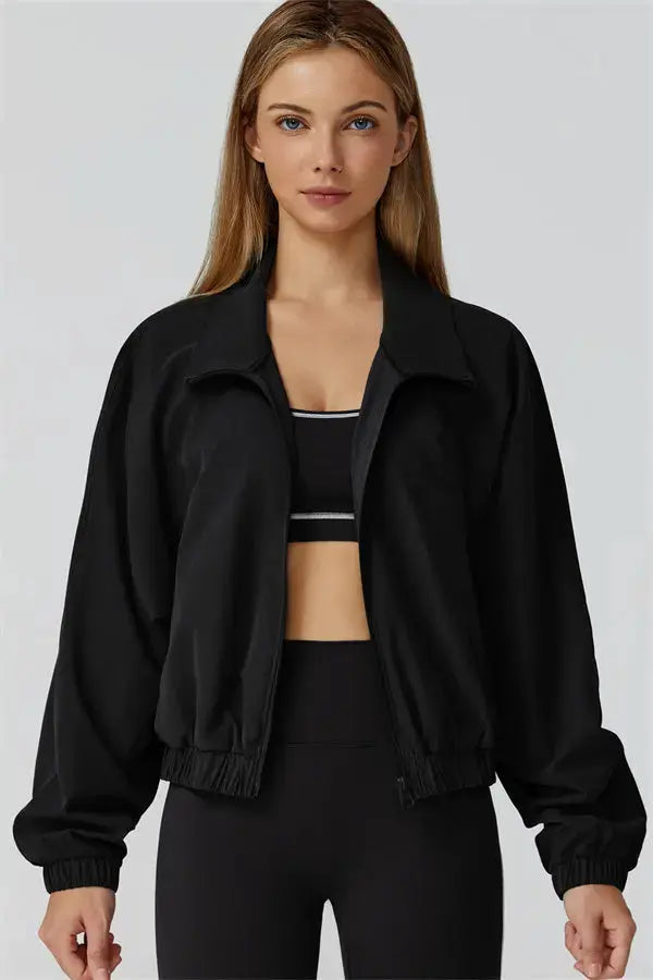 The Venus Zip Jacket Sports Bra Leggings 3-Piece Set Fitglutes Activewear Gymwear Sportswear & Workout Clothes
