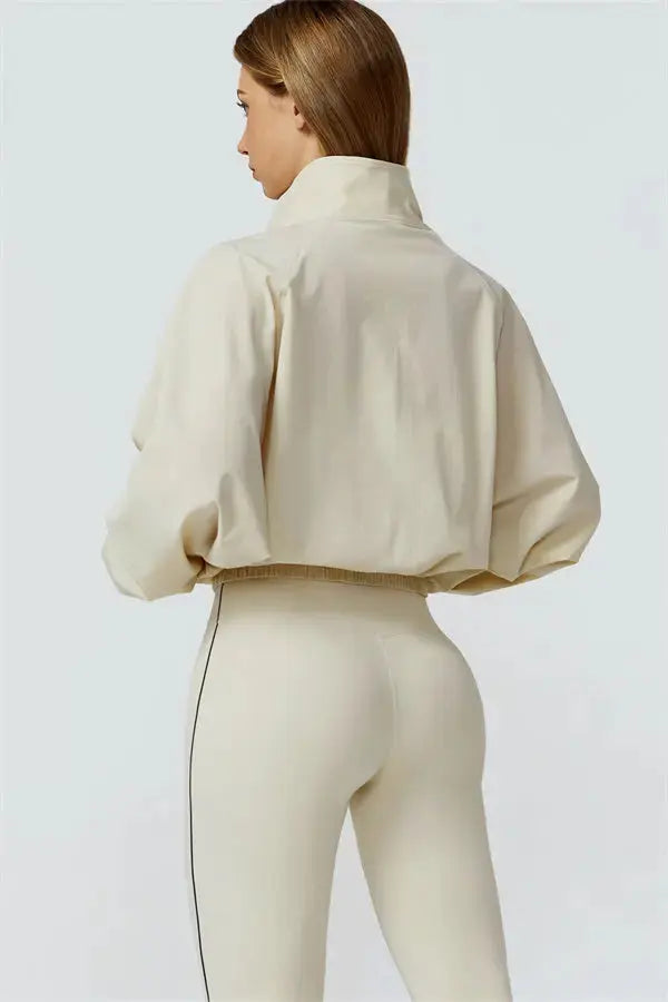The Venus Zip Jacket Sports Bra Leggings 3-Piece Set Fitglutes Activewear Gymwear Sportswear & Workout Clothes