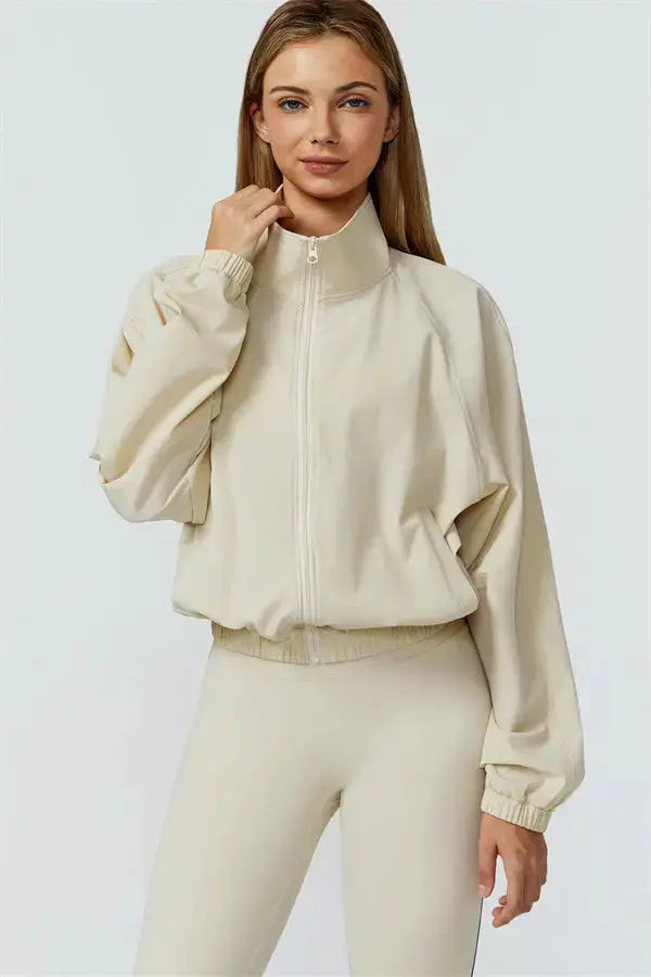The Venus Zip Jacket Sports Bra Leggings 3-Piece Set Fitglutes Activewear Gymwear Sportswear & Workout Clothes