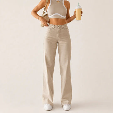 Flairé™ High Waisted Flared Jeans 70s Vintage Bell Bottom Denim Flairé™