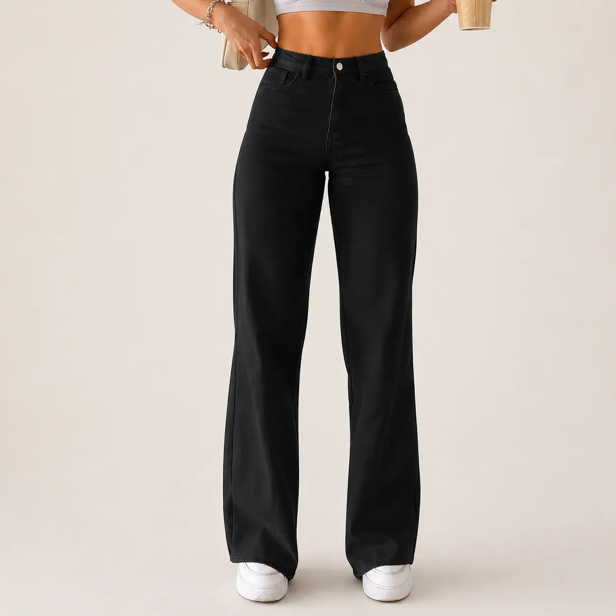 Flairé™ High Waisted Flared Jeans 70s Vintage Bell Bottom Denim Flairé™