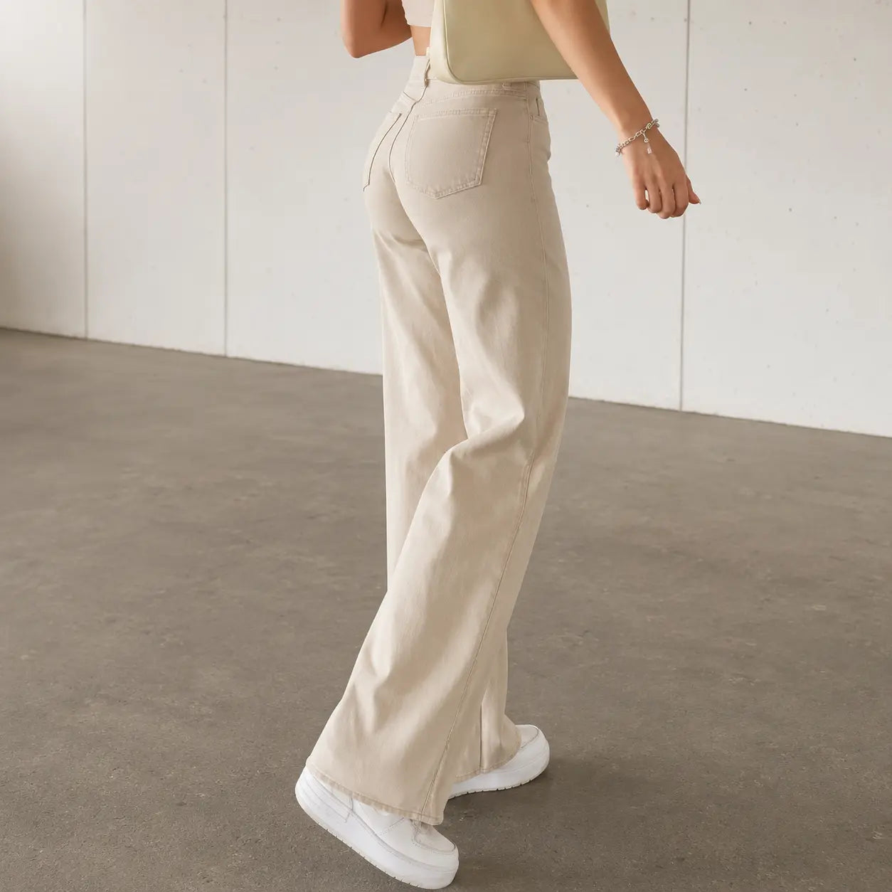 Flairé™ High Waisted Flared Jeans 70s Vintage Bell Bottom Denim Flairé™