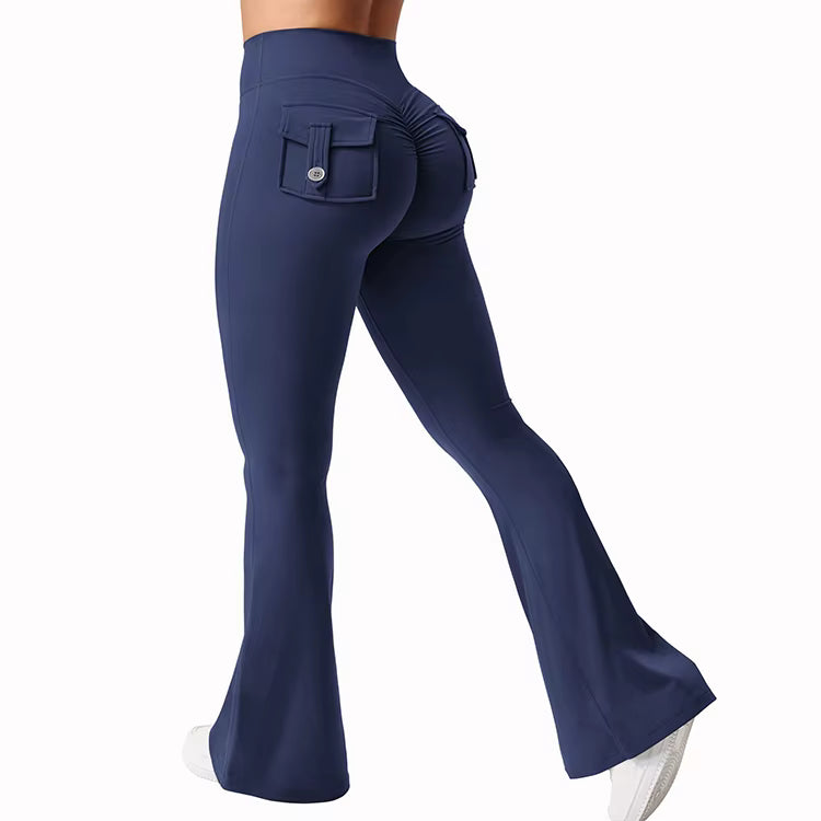 Flairé™ 30" Flared Leggings with Pocket