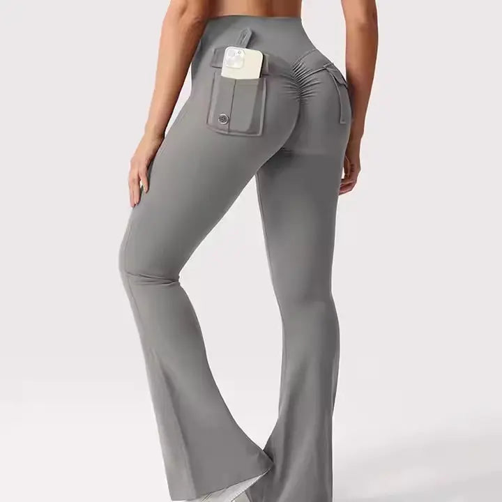 Flairé™ 30" Flared Leggings with Pocket
