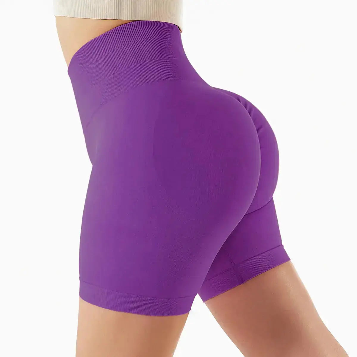 High-Waisted Seamless Yoga Shorts for Women Hypes Inventory