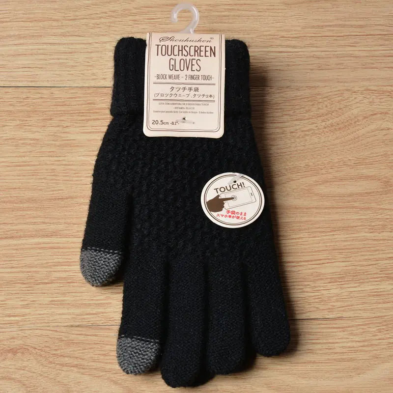 Women's Knitted Touchscreen Winter Gloves (Fashionable)