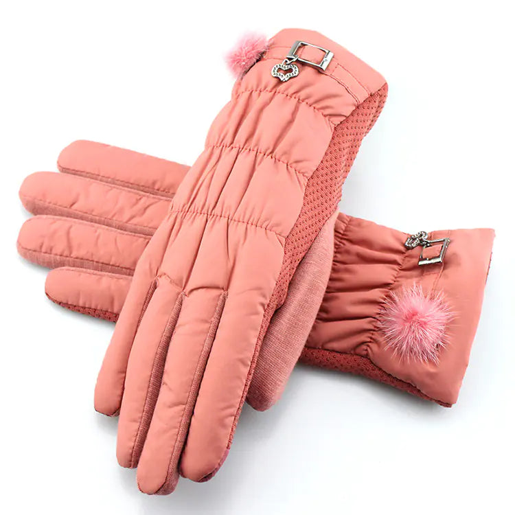 Women's Winter Touchscreen Gloves for Outdoor Cycling