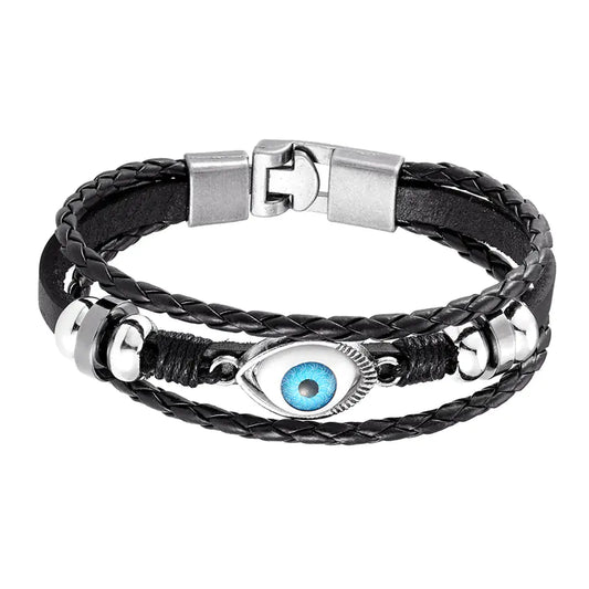 Multi-Layer Evil Eye Bracelet