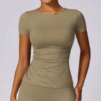 Activewear Yoga Short Sleeve Top