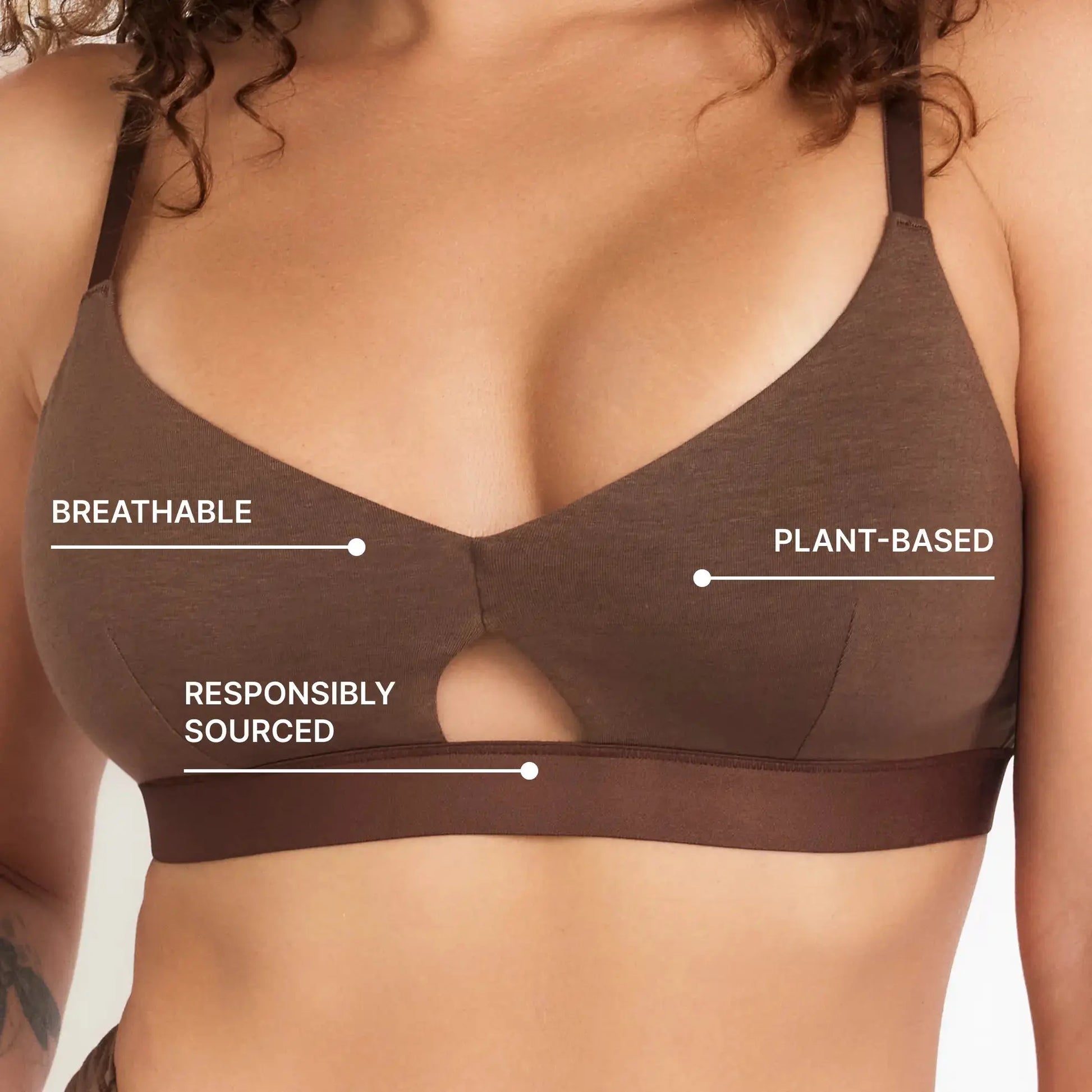Keyhole Bra Net Positive