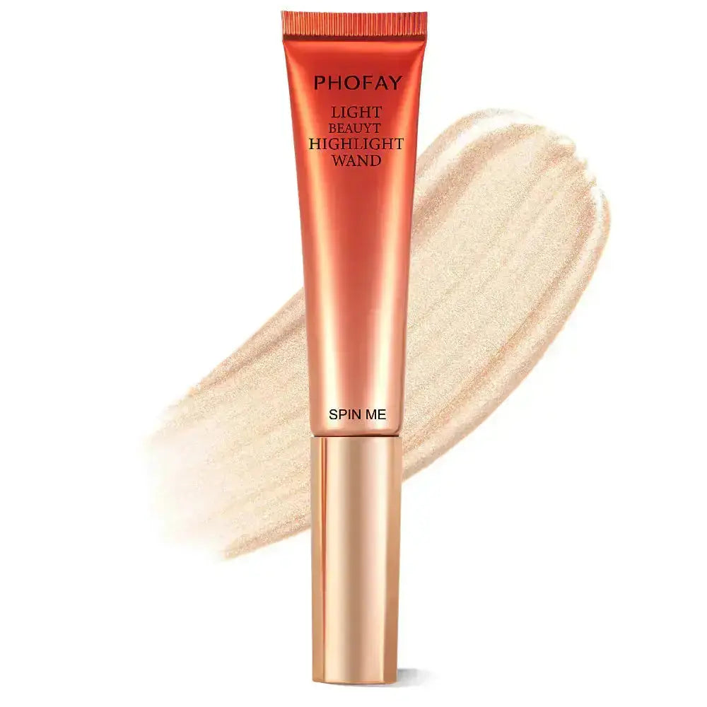 Hypes Inventory Liquid Highlighter Wand with shimmering glow makeup highlighter in a sleek applicator for radiant skin.