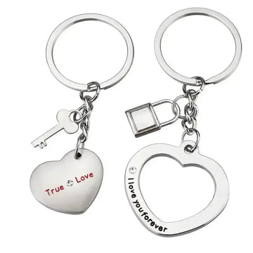 Hypes Inventory love couple keychain pendant with heart design, perfect as a creative Valentine's Day or festival gift accessory.