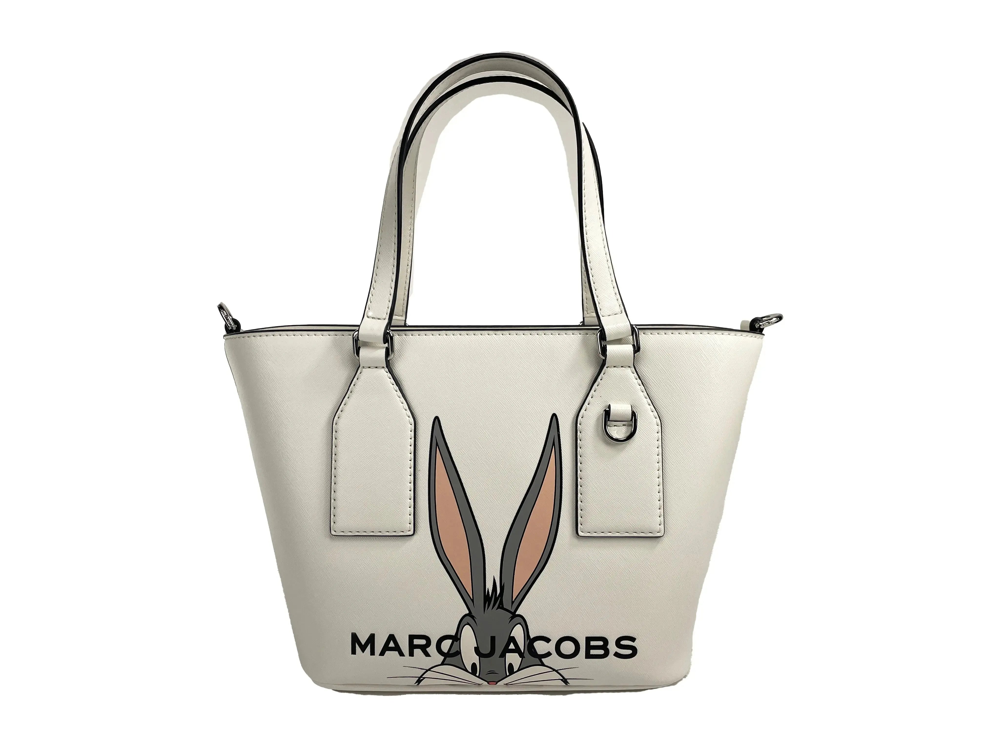 Marc Jacobs Bugs Bunny Dome Satchel, Looney Tunes leather crossbody bag with Bugs Bunny design from Hypes Inventory.