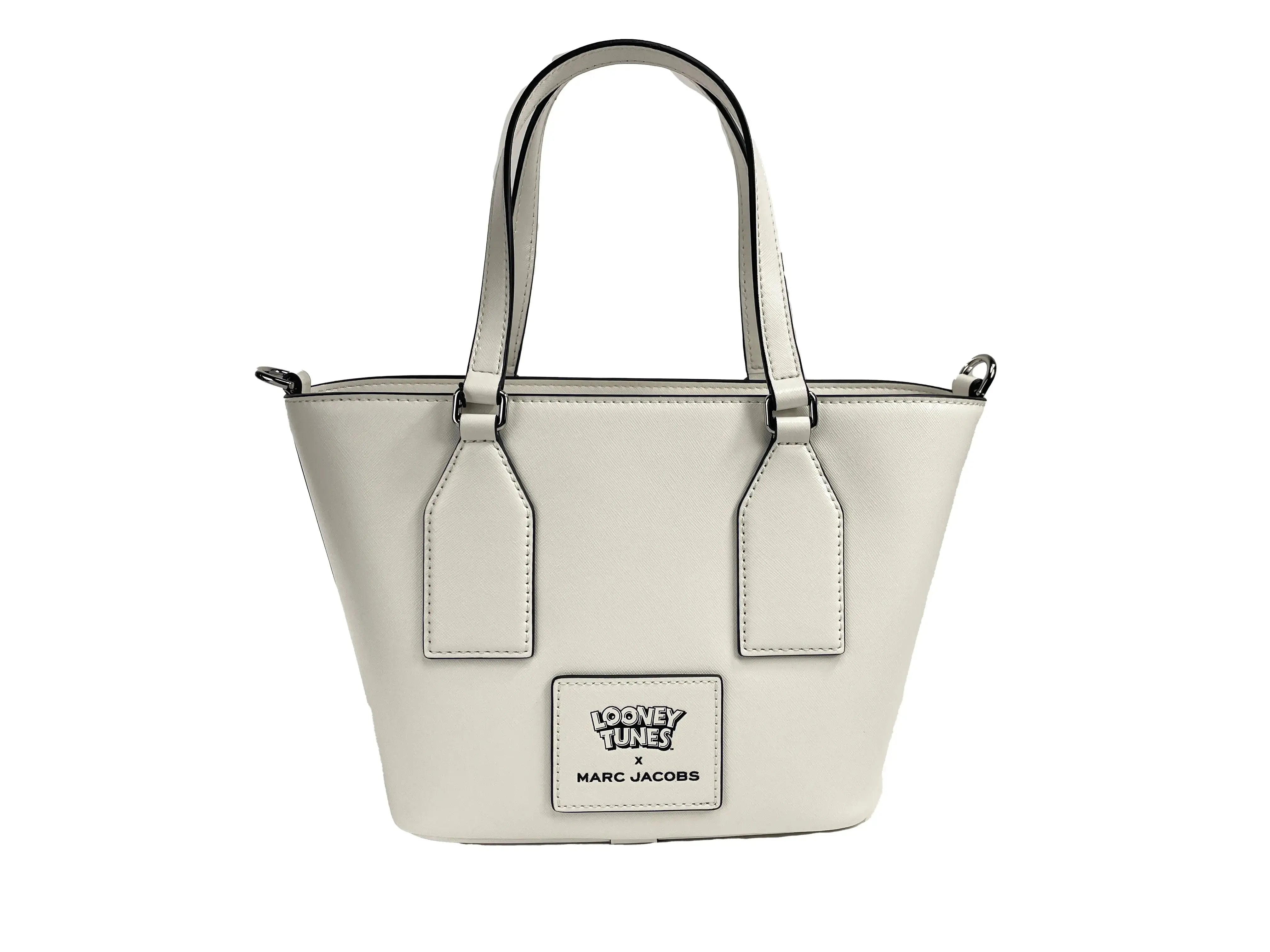 Marc Jacobs Bugs Bunny Dome Satchel Bag featuring Looney Tunes leather crossbody design with playful Bugs Bunny details.