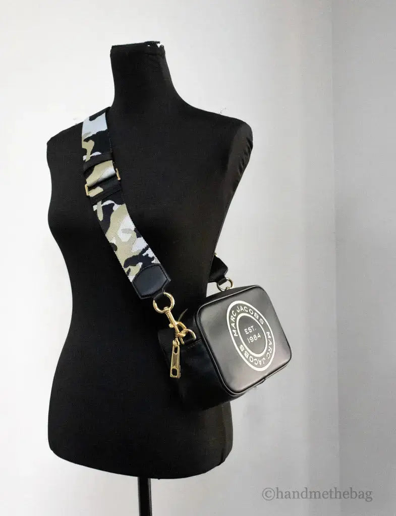Marc Jacobs Signet Flash Black Camo Strap Camera Bag Hypes Inventory