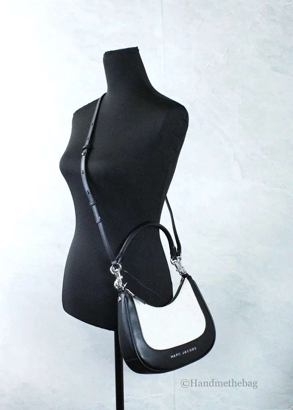 Marc Jacobs Terry Canvas Leather Hobo Shoulder Bag Hypes Inventory
