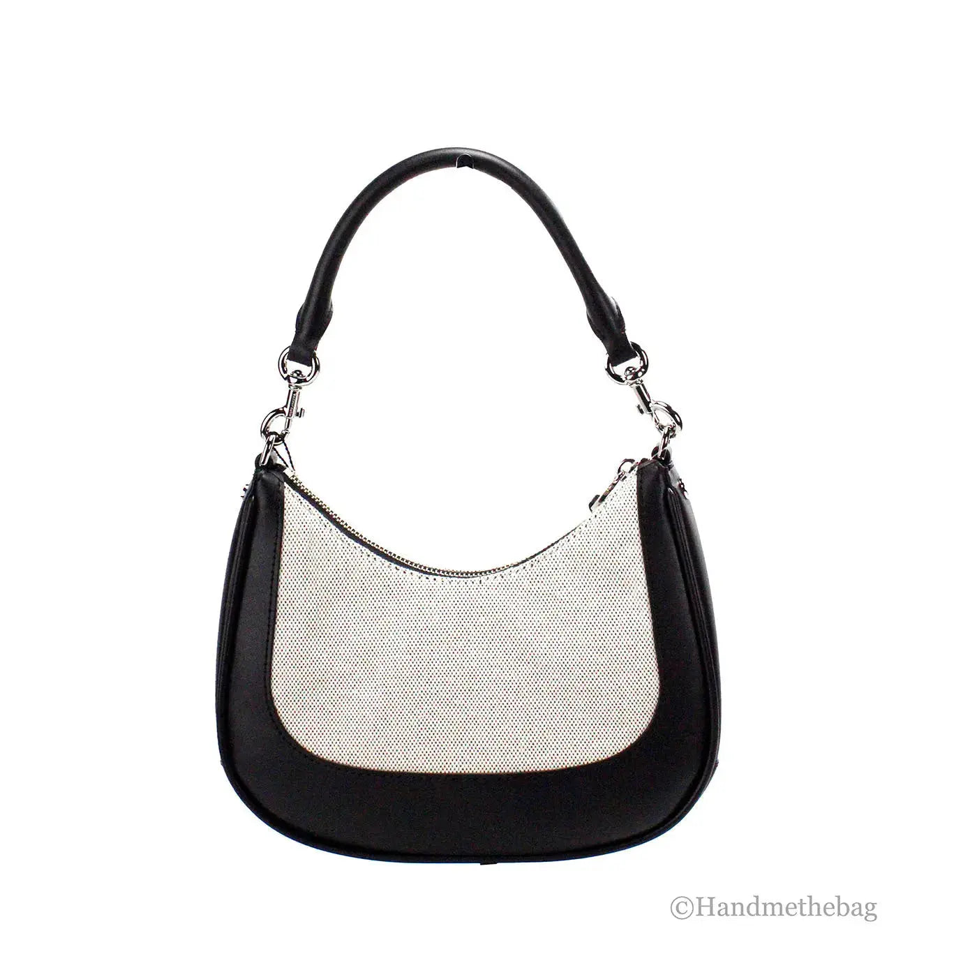 Marc Jacobs Terry Canvas Leather Hobo Shoulder Bag Hypes Inventory