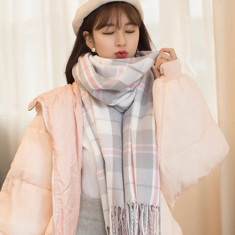 Cashmere Winter Warm Thickened Cute Fashion Scarf