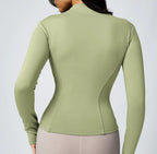 Women's Zipper Long-sleeved Sports Jacket