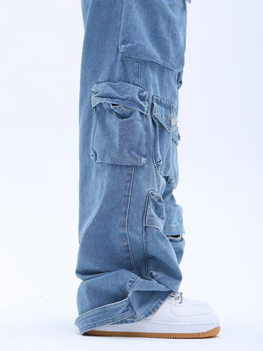 Wide-Leg Denim Pants | Y2K Streetwear Jeans for Men & Women – Trendy 2025 Collection