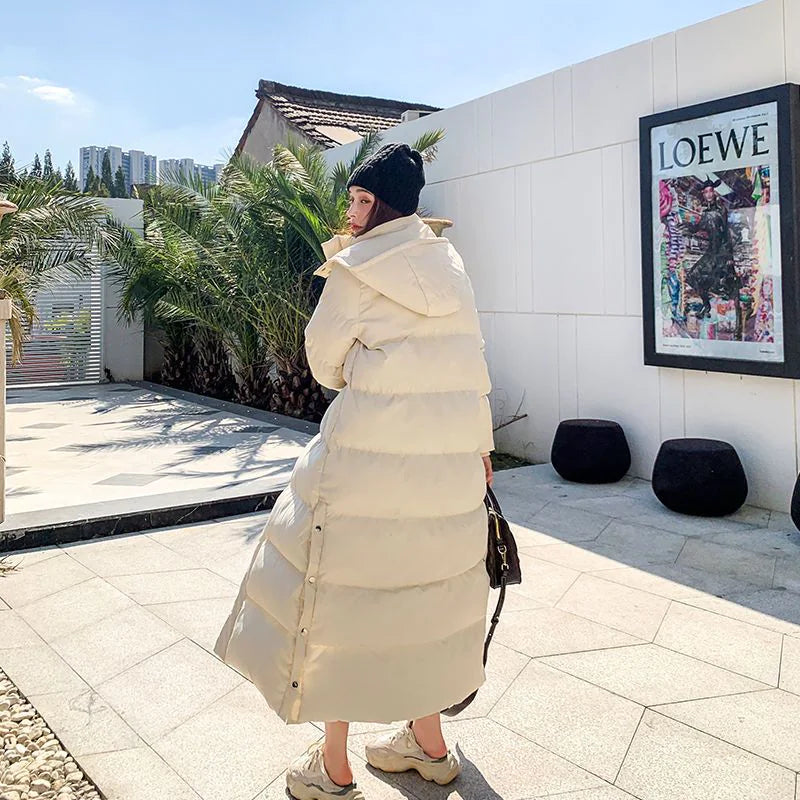 Quilted Hooded Puffer Coat – Women’s Ultra Short Winter Jacket