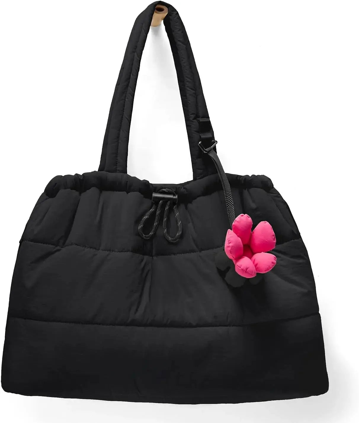 Quilted Puffer Tote Bag for Women – Lightweight Shoulder Handbag for Work, School & Travel