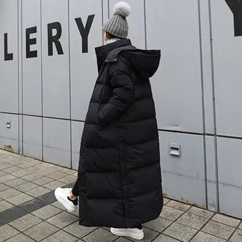 Quilted Hooded Puffer Coat – Women’s Ultra Short Winter Jacket