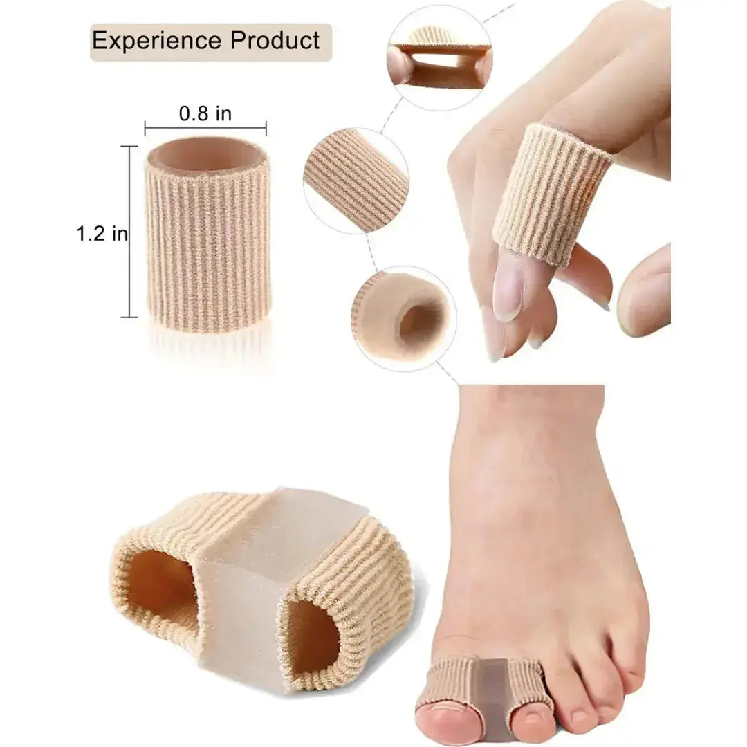Gel bunion corrector toe separator from HealArch™ providing foot pain relief and realignment for foot care.