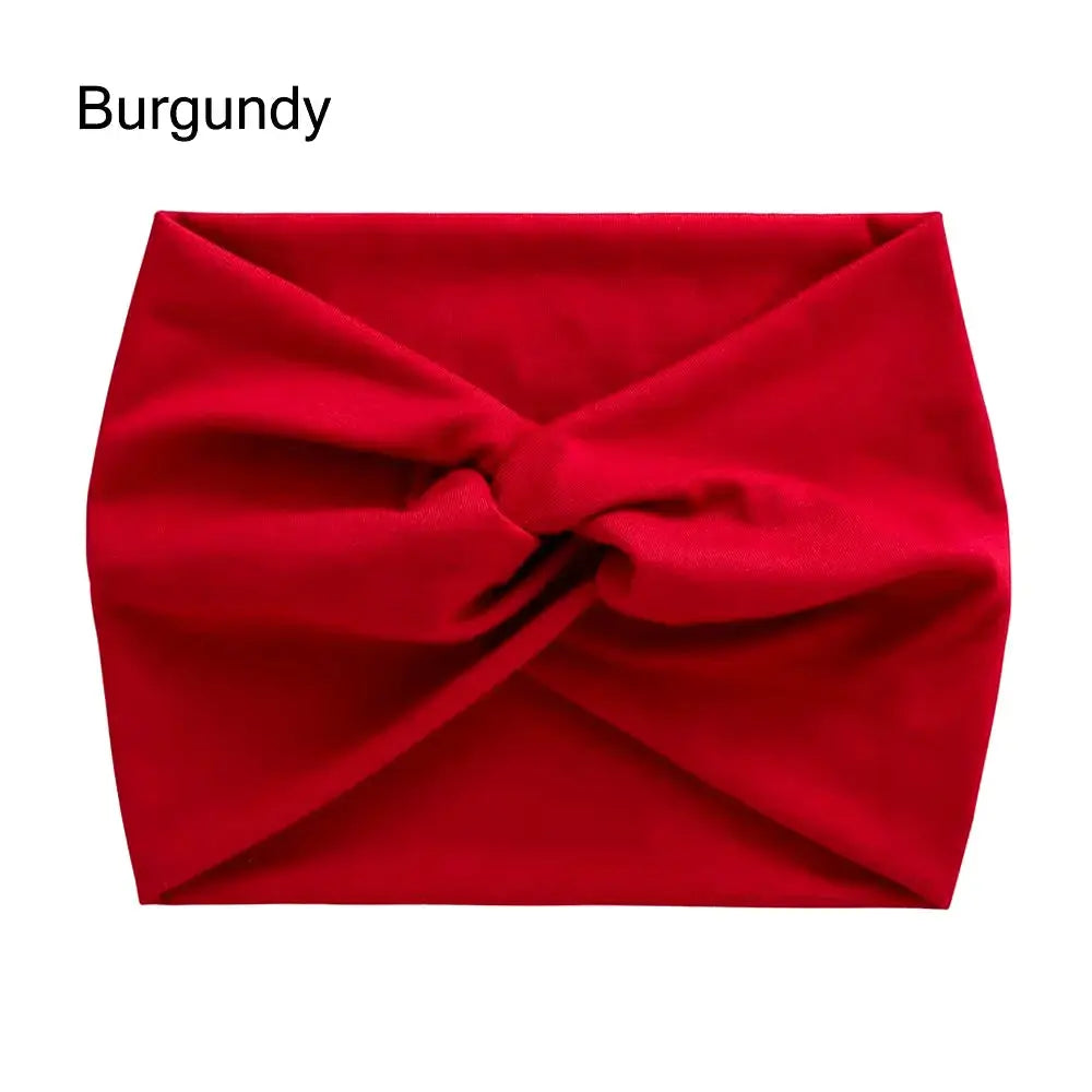 Hypes Inventory women's wide stretchy turban headband, a stylish hair accessory perfect for all-day comfort and hair styling.