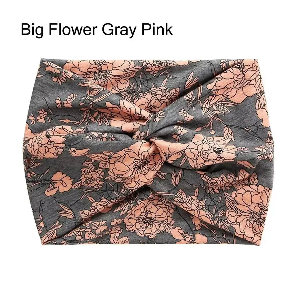 Hypes Inventory wide stretchy turban headband for women, stylish hair accessory ideal for all-day comfort and hair styling.