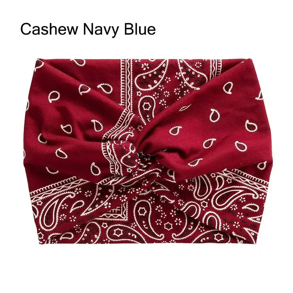 Hypes Inventory wide stretchy turban headband for women, stylish hair accessory designed for all-day comfort and hair styling.