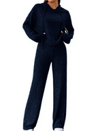 Women’s Hooded Two-Piece Lounge Set | Cozy Autumn & Winter Outfit