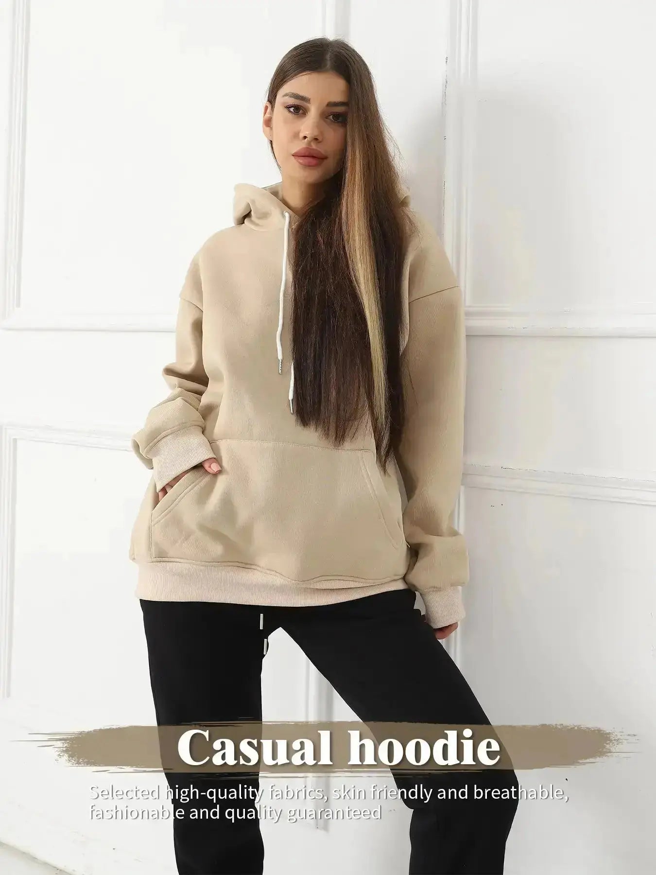 Women's Fashionable Casual Printed Long Sleeved Sweatshirt Hypes Inventory