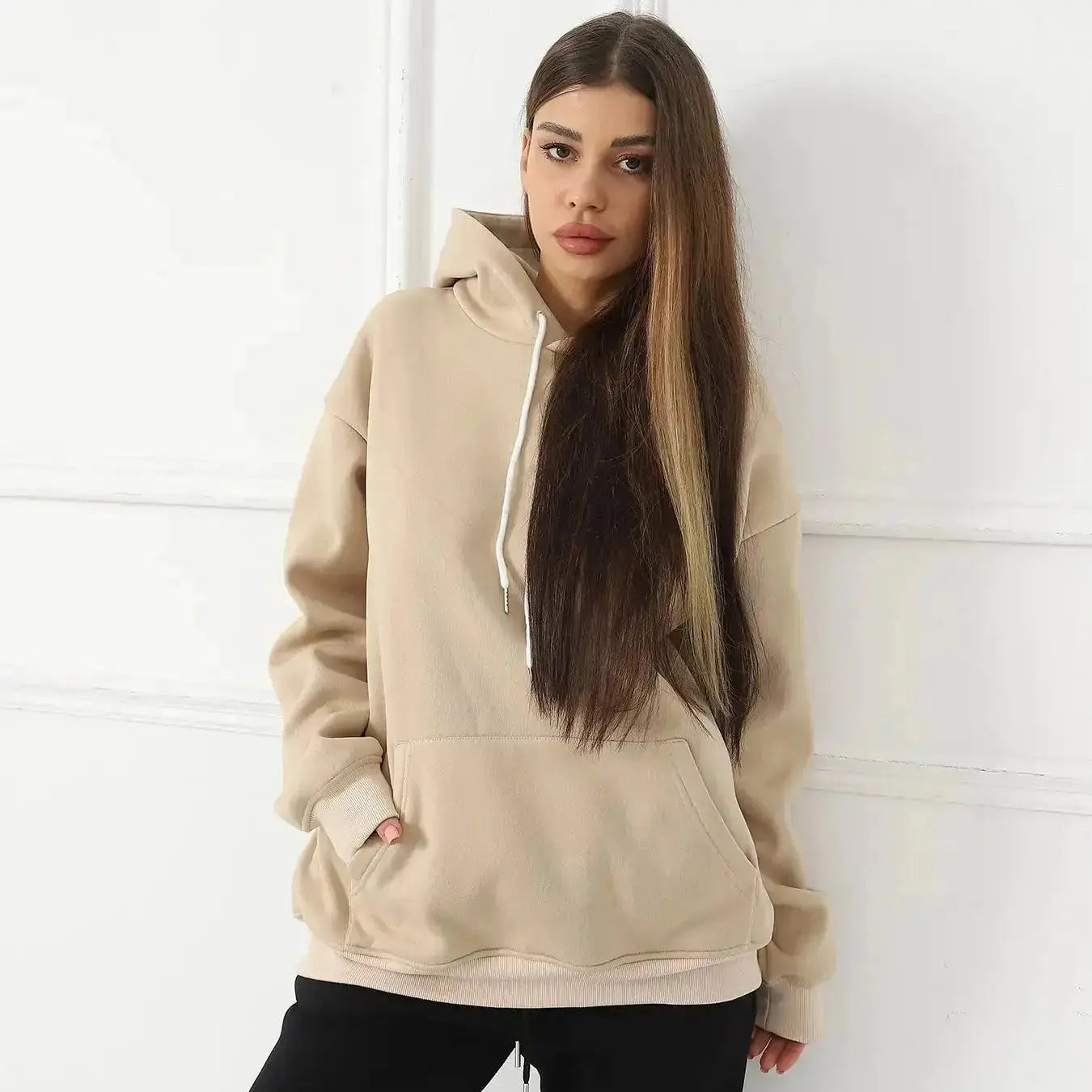 Women's Fashionable Casual Printed Long Sleeved Sweatshirt Hypes Inventory