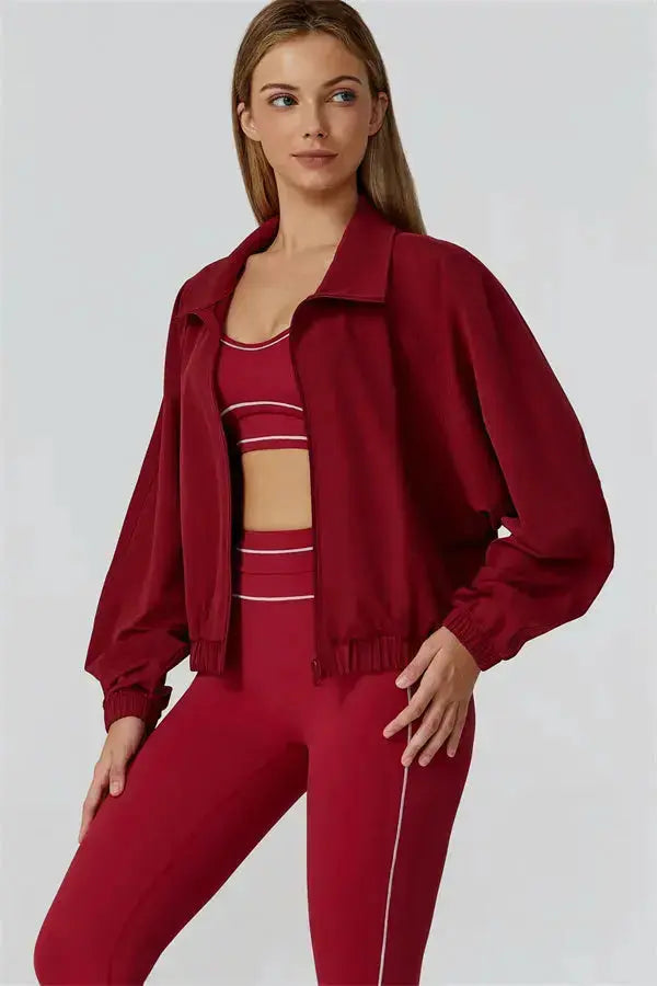The Venus Zip Jacket Fitglutes Activewear Gymwear Sportswear & Workout Clothes