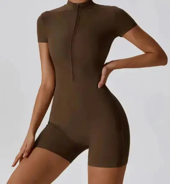 Zipper Yoga Jumpsuit Hypes Inventory