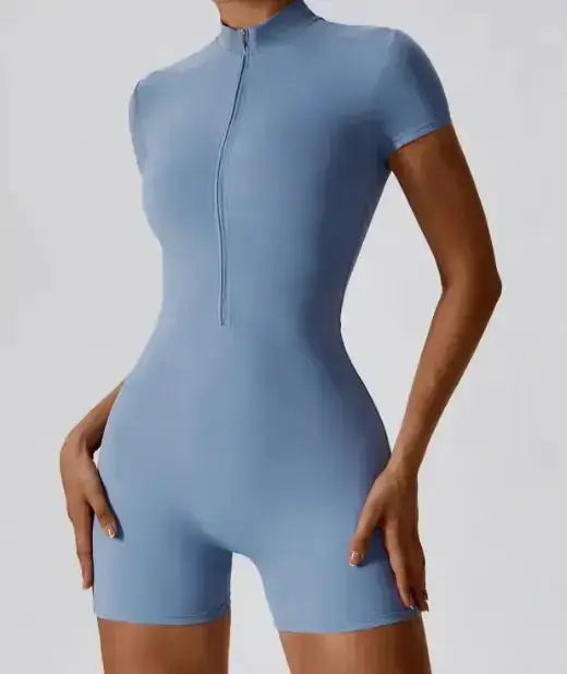 Zipper Yoga Jumpsuit Hypes Inventory