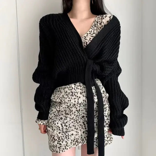 Elegant Loose Knit Cardigan for Women