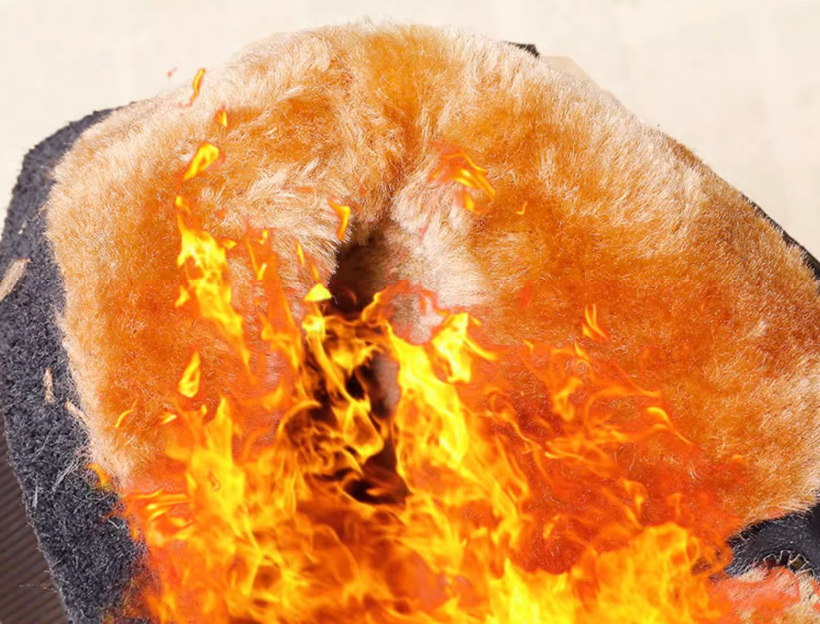 Delphine Black Leather Winter Boots