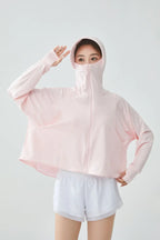 UPF50+ Women's Sun Protection Ice Silk Cover-Up