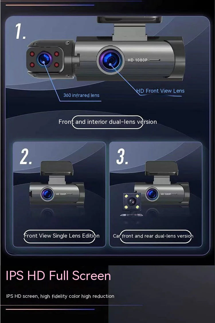 MeView Dual-lens HD 316" Driving Recorder