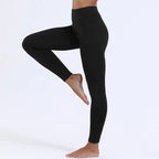 Women’s Thick High-Waisted Leggings | Slim Fit Cropped Pants with Hip-Lifting Design