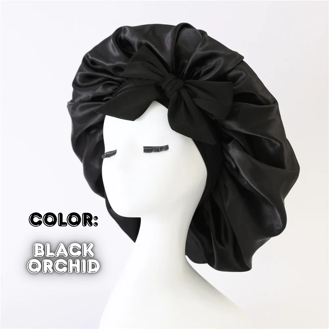 Crowned in Silk Hair Bonnet