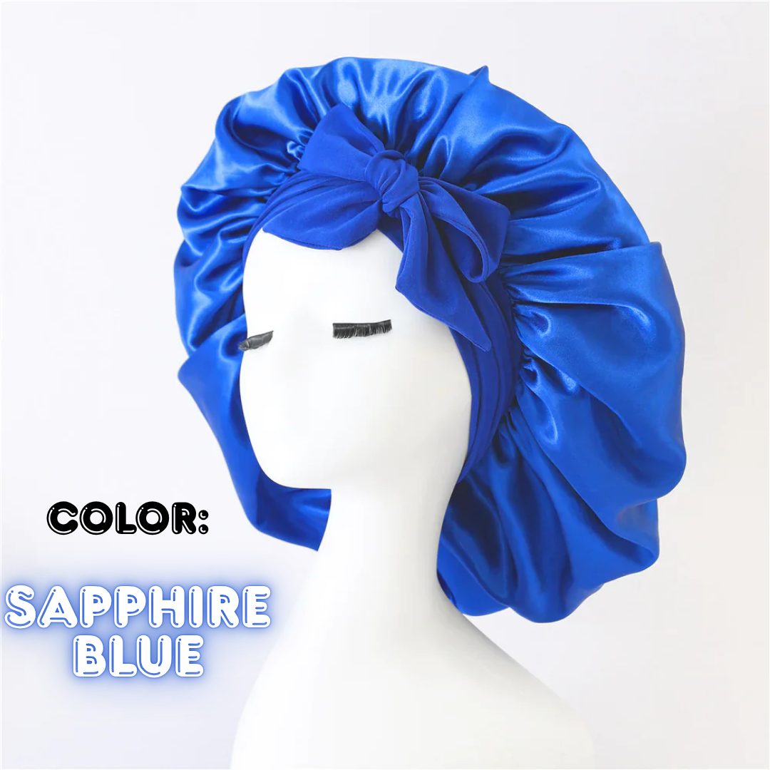 Crowned in Silk Hair Bonnet