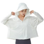 UPF50+ Women's Sun Protection Ice Silk Cover-Up