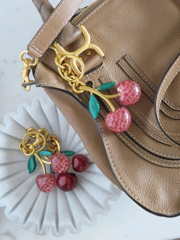 Cherry Bag Charm Curated By Suarez
