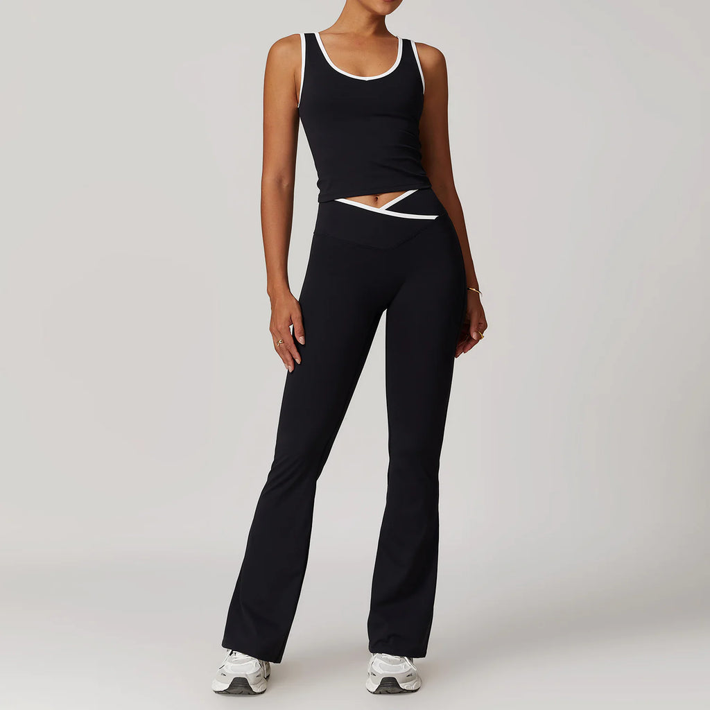 Flairé™ Cross High Top Sports Suit Female Fitness Yoga Wear